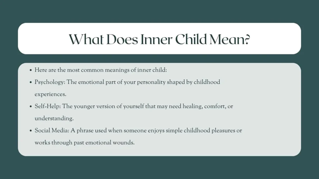 What Does Inner Child Mean?