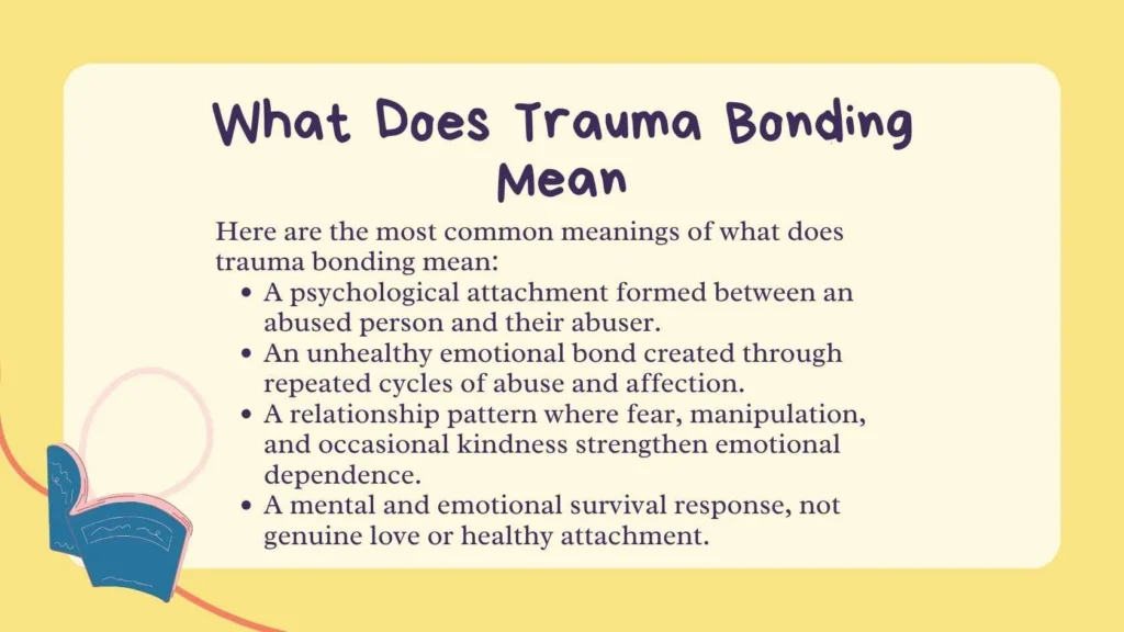 What Does Trauma Bonding Mean