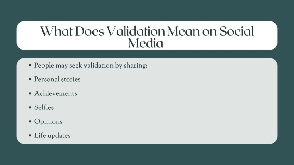 What Does Validation Mean on Social Media
