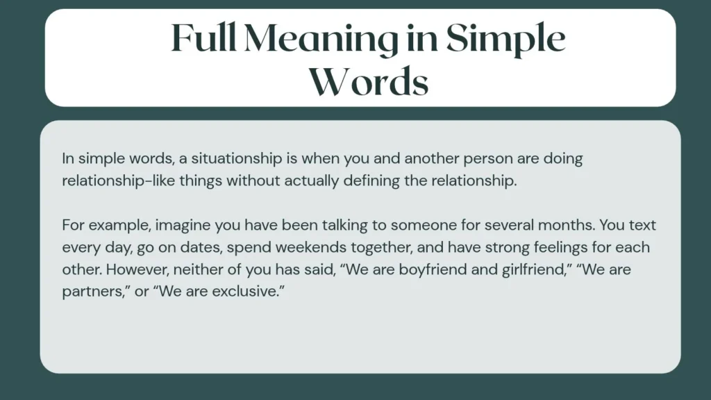 Full Meaning in Simple Words