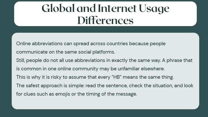 Global and Internet Usage Differences