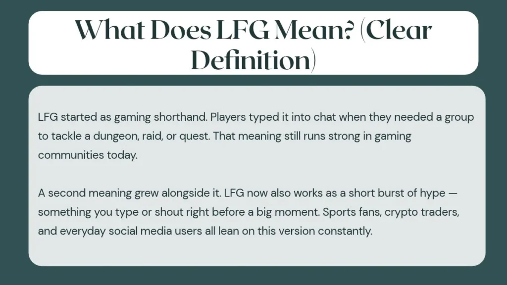 What Does LFG Mean? (Clear Definition)