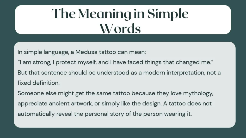 The Meaning in Simple Words