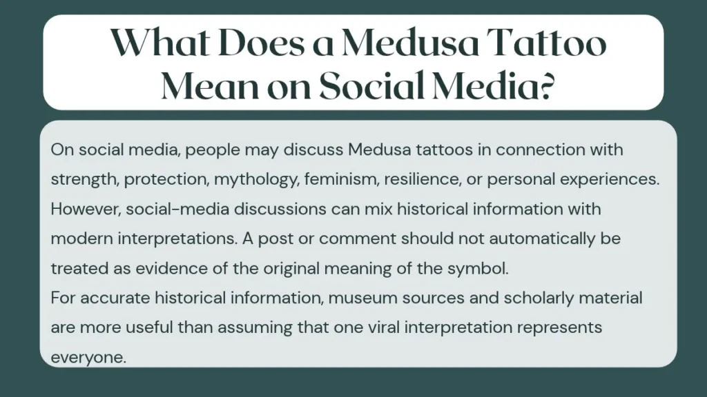 What Does a Medusa Tattoo Mean on Social Media?