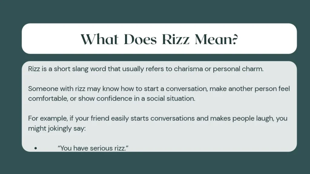 What Does Rizz Mean?